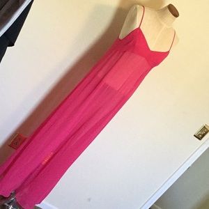 BCBG Pink Maxi Dress